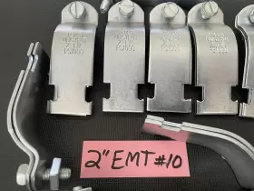 4316 UNISTRUT Emt Steel Conduit Pipe Clamps Channel Pack #3