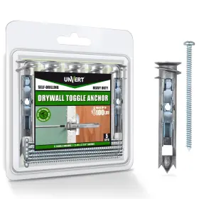 TA-05 UNVERT Drilling Ez Drywall Toggle Anchor Screws Kit