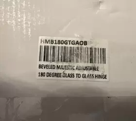 HMB180GTGA0B US HORIZON Glass Majestic Hinge #3