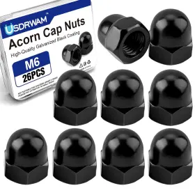 UDBACN-00 USDRWAM Acorn Cap Nuts Zinc Plating Hex Head