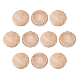 041814303468 UXCELL Cherry Hardwood Furniture Plugs Wood Top