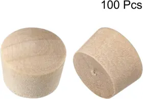 445013266259 UXCELL Wood Top Plugs Cherry Hardwood Furniture #3