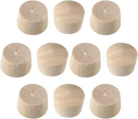 445013266259 UXCELL Wood Top Plugs Cherry Hardwood Furniture