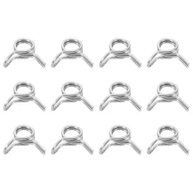 614462843305 UXCELL Od Double Wire Spring Hose Clamp Clips