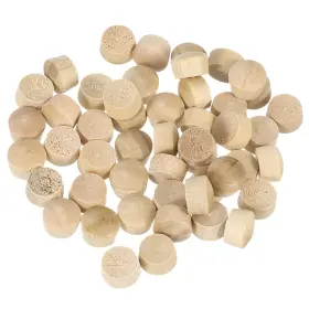 767153435485 UXCELL Pocket Hole Plugs Round Head Wood Screw