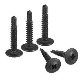 A21062200UX0158 UXCELL Phillips Head Tapping Screws Carbon