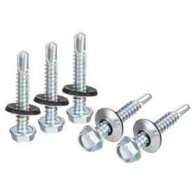 A22110200UX0043 UXCELL Drilling Screws Rubber Washer