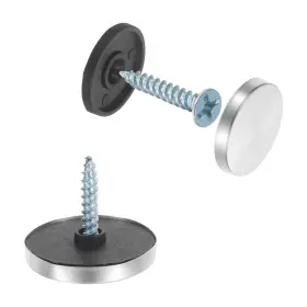 A25012000UX1620 UXCELL Screw Covers Caps Steel Mirror