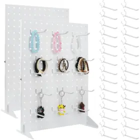 PEGBOARDS02 VACONICO Pegboard Display Stand Peg Board Hooks