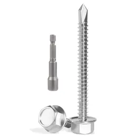 VG01114 VGBUY Drilling Screws Hex Washer Head