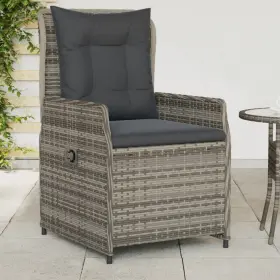 368654 VIDAXL Reclining Patio Chairs Recliner Armchair Poly