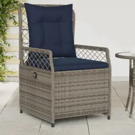 368668 VIDAXL Reclining Patio Chairs Furniture Poly Rattan