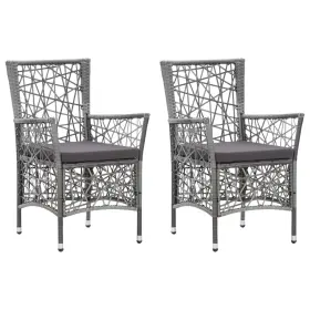 45995 VIDAXL Patio Rattan Dining Chair Cushions Poly