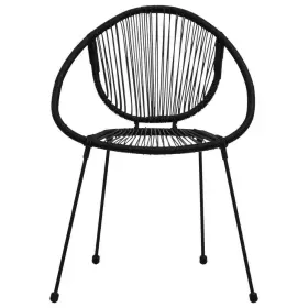 48566 VIDAXL Patio Weave Chair Steel Frame Pvc Rattan #3