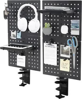 PP-DK24B VIVO Steel Clip Pegboard Magnetic Organizer