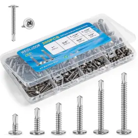 SLS002 WEIDLUDOR Sheet Drilling Screws Truss Head Stainl Kit