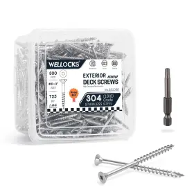 SS103B WELLOCKS Deck Screws Steel Star Torx