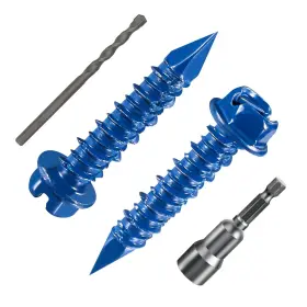 LLJSNLS02 WENSILON Hex Washer Head Concrete Screws Anchor