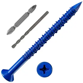 SNLS008 WENSILON Concrete Screw Anchor Flat Head Ancho