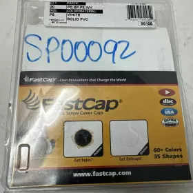FC.SP.P5.WH FASTCAP Peel Stick Screw Cover Caps Pvc