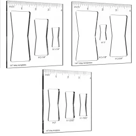 607535833990 WIMNISV Router Template Woodworking