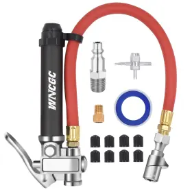 GL-1403B WNCGC Tire Inflator Gauge Lock Air Chuck Hose