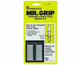030699001583 WOODMATE Mr Grip Screw Hole Repair Steel Pack