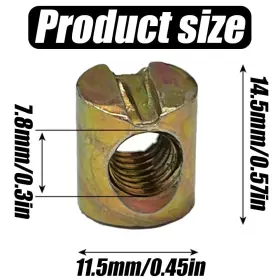 740863463085 WVAPZWR Barrel Nuts Cross Dowels Furniture Beds #2