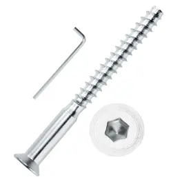 SCREW-M7 YAAYII Confirmat Screws Hex Socket Drive Countersunk