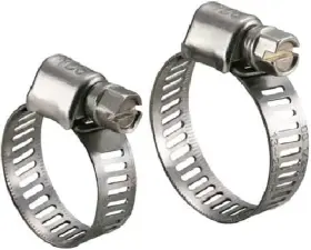 313024065062 STEEL Mini Hose Clamp Worm Drive #2