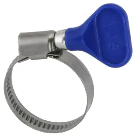 608603874143 STEEL Butterfly Hose Clamp Turn Key