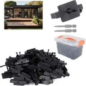 753848185728 YEIPOWER Hidden Fasteners Deck Clips Screws