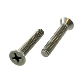 144FMSSSDZ YELLOW WOODS Steel Flat Head Phillips Screws Pack