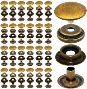 25X4-201-BRONZE YICHUANGXIN Steel Fastener Snap Press Stud