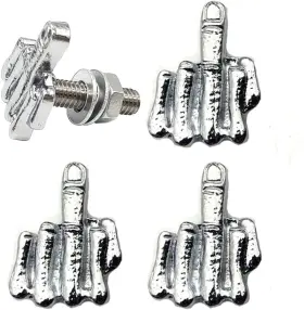 718979063727 YISIGE License Plate Bolts Steel Screw