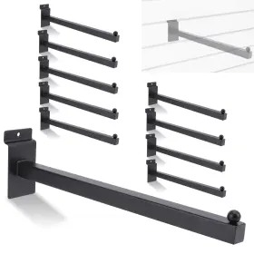 SSSH01 YMOBBU Slatwall Straight Square Faceout Hook Slat Wall