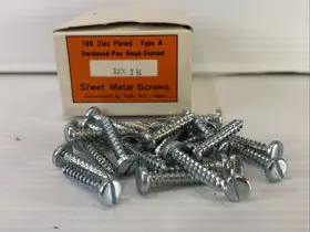 100106 YORK Zinc Platted Steel Pan Sheet Screws