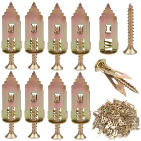 DRYWALL001228 YUEARN Drilling Drywall Anchors Screws Zinc Kit