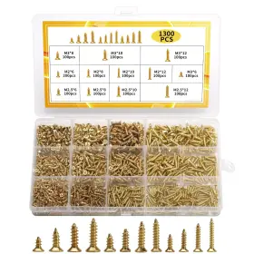CUS-038 YWCHOSHE Wood Screws Phillips Pan Head Kit