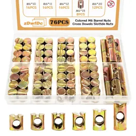 744110771282 ZDWFDC Barrel Nut Cross Dowe