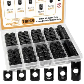 DD027-BN ZDWFDC Barrel Nuts Cross