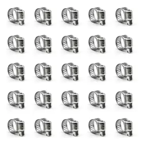 738633539450 ZIPCCI Hose Clamp Pack Steel Worm Gear Fuel Line