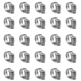 738633539467 ZIPCCI Hose Clamp Pack Steel Worm Gear Fuel Line