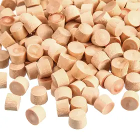768477556955 ZJOEY Flat Head Wooden Screw Hole Plugs Wood