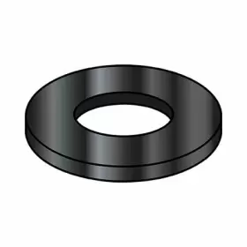 10WMB ZORO SELECT Flat Washer Bolt Steel Oxide Finish