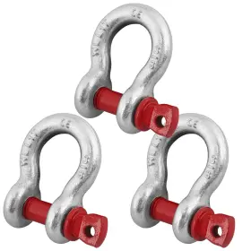 127-Z ZORUNNA Ring Anchor Shackles Galvanized Screw Pin