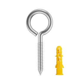 252-CK ZUSFUL Screw Eyes Eyelet Lag Eyebolt Steel He