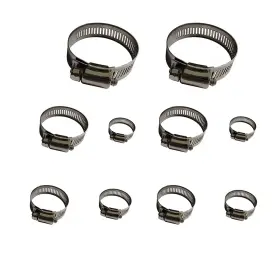 765736532415 ZYYC Hose Clamp Pack Steel Worm Gear Hos