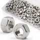 ZQZ M8-1.25mm Hex Nuts,90 Pack 304 (A2-70) Stainless Steel Hardware Nuts,Stan...