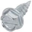 MALCO 246199 Zip-In Screw #7 x 1/2" Bright Zinc Plated Single Thread